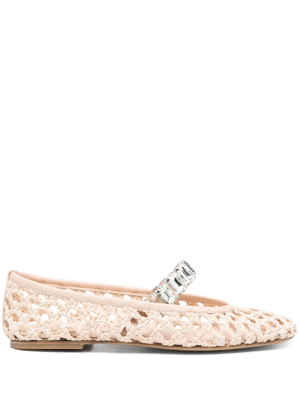 Casadei Versilia ballerina's Beige