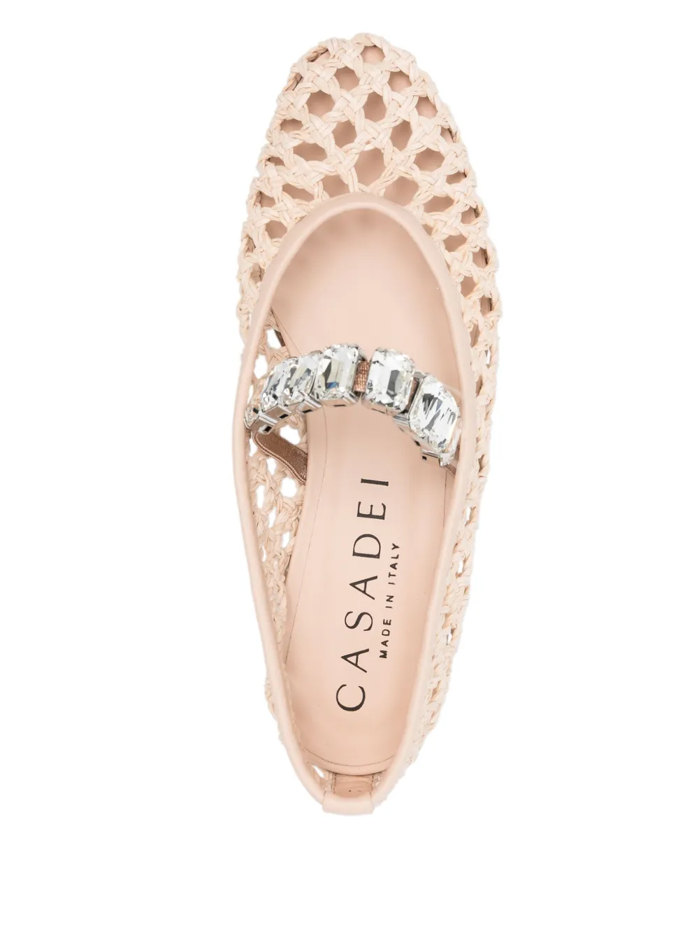 Casadei Versilia ballet flats Neutrals