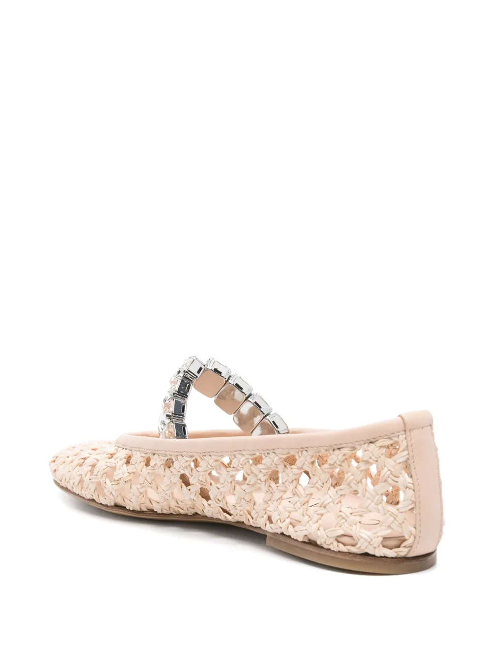 Casadei Versilia ballet flats Neutrals