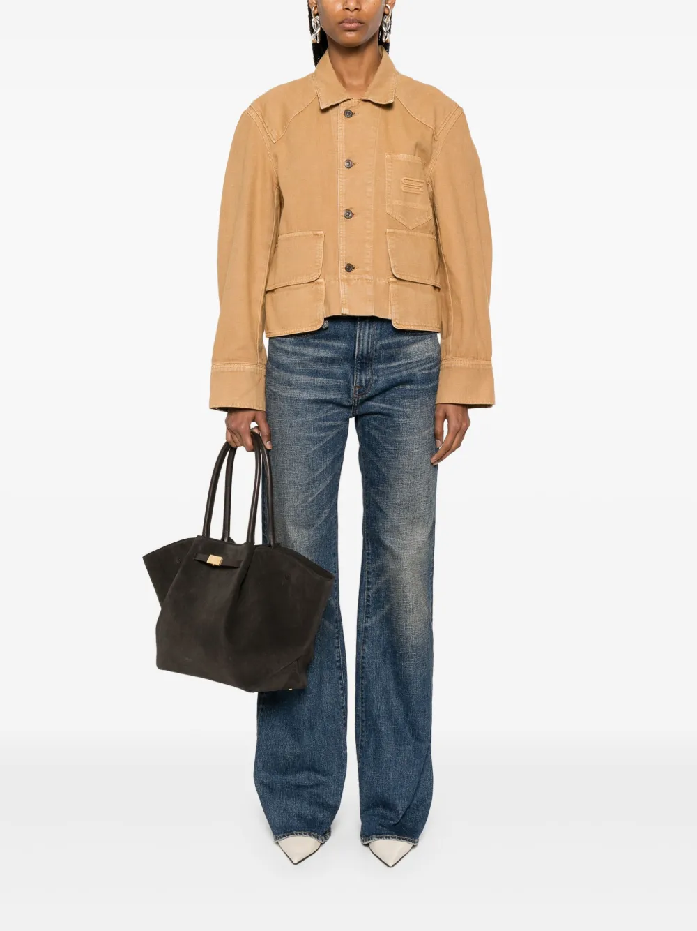 VICTORIA BECKHAM UTILITY DENIM JACKET 