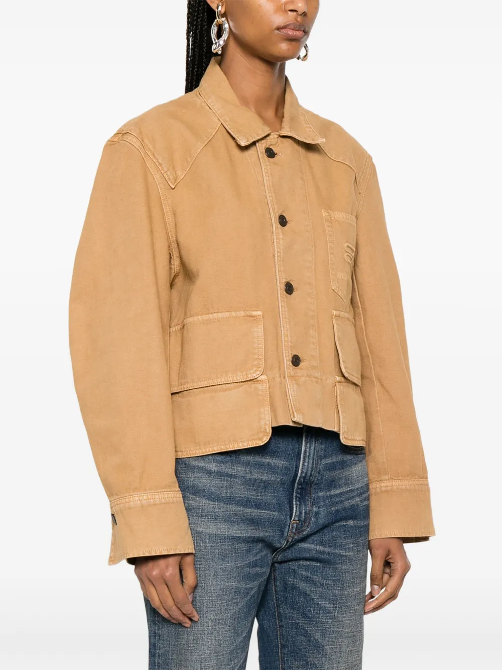 VICTORIA BECKHAM UTILITY DENIM JACKET 