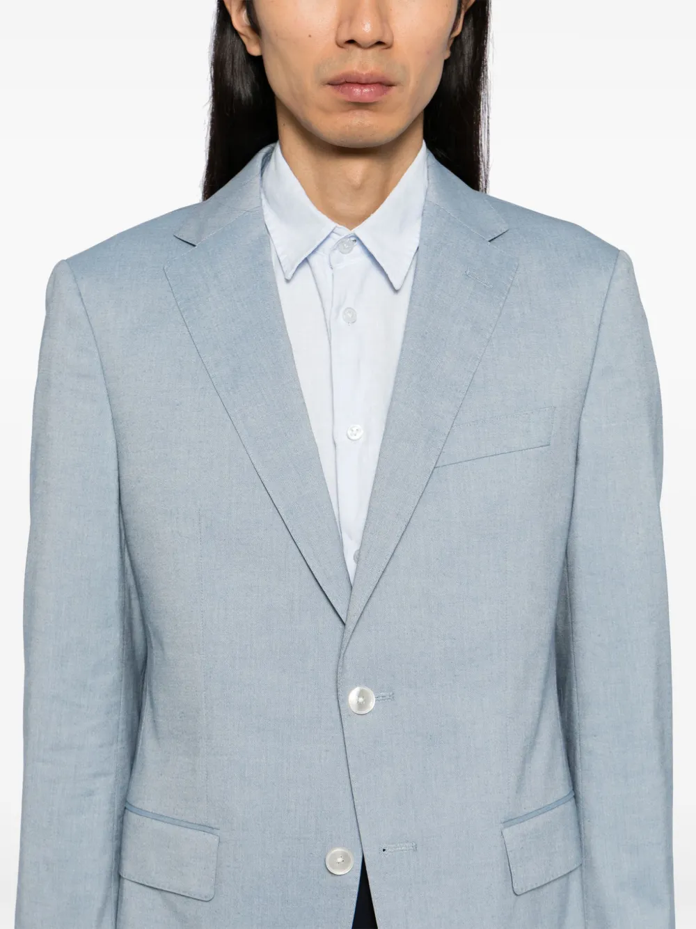 BOSS Hutson blazer Blauw