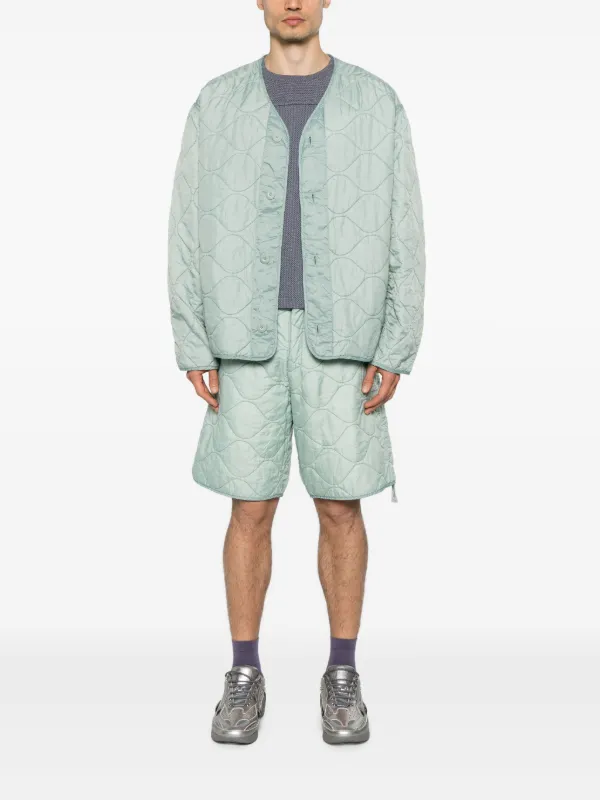Peacemaker Oamc Quilted Shorts | Green | FARFETCH