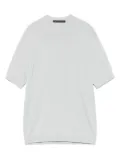 Low Brand fine-knit T-shirt - Grey