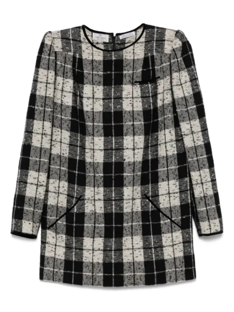 Valentino Garavani Pre-Owned 1980s plaid mini dress