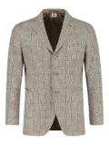 Luigi Borrelli Prince of Wales check blazer - Neutrals