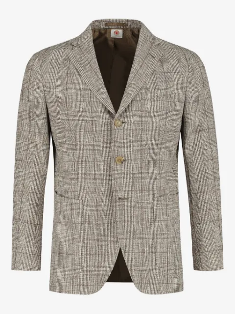 Luigi Borrelli Prince of Wales check blazer