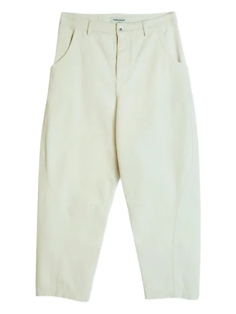 YMC pantalon à design torsadé