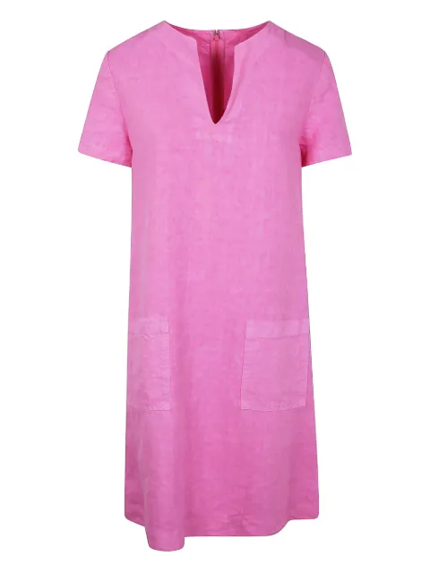ASPESI vestido corto de lino