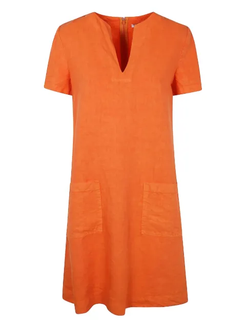 ASPESI vestido corto de lino