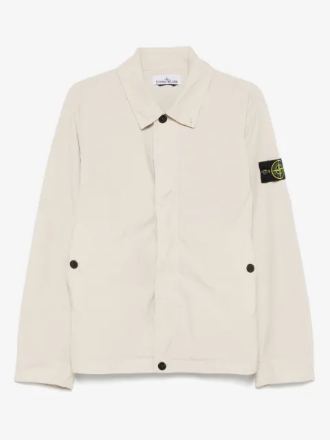 Stone Island veste matelassée à patch Compass