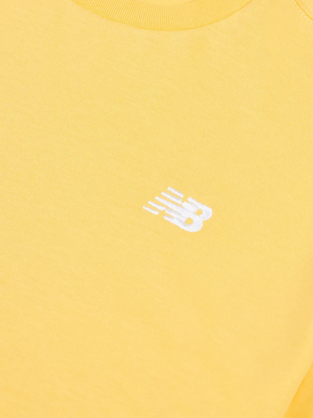 New Balance Kids T-shirt met geborduurd logo Geel