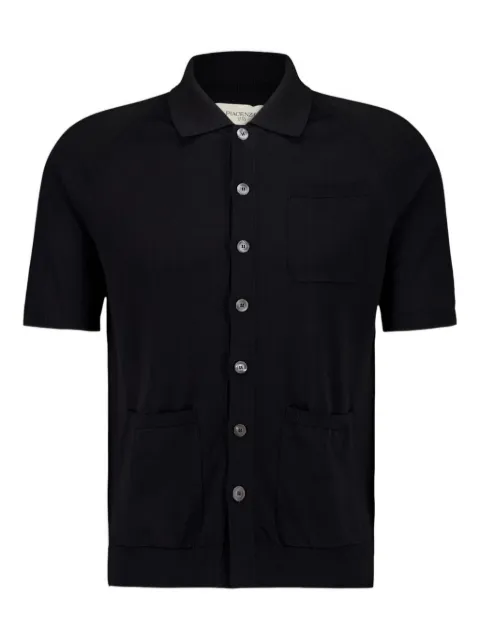 Piacenza Cashmere patch-pockets knitted shirt