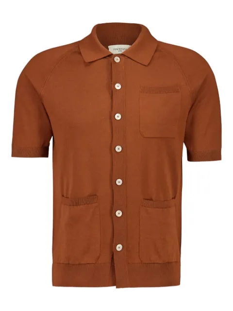 Piacenza Cashmere buttoned raglan-sleeve shirt
