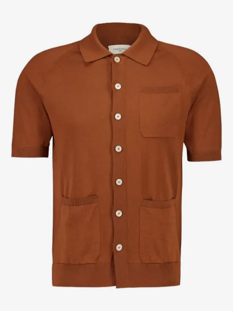 Piacenza Cashmere buttoned raglan-sleeve shirt