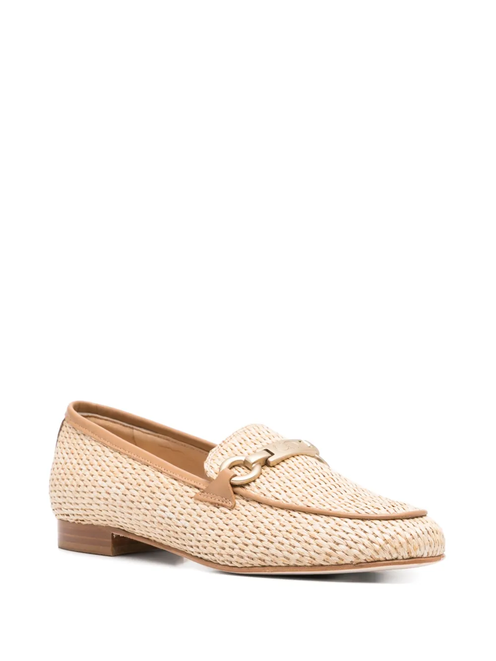 Casadei horsebit-detail loafers - Beige