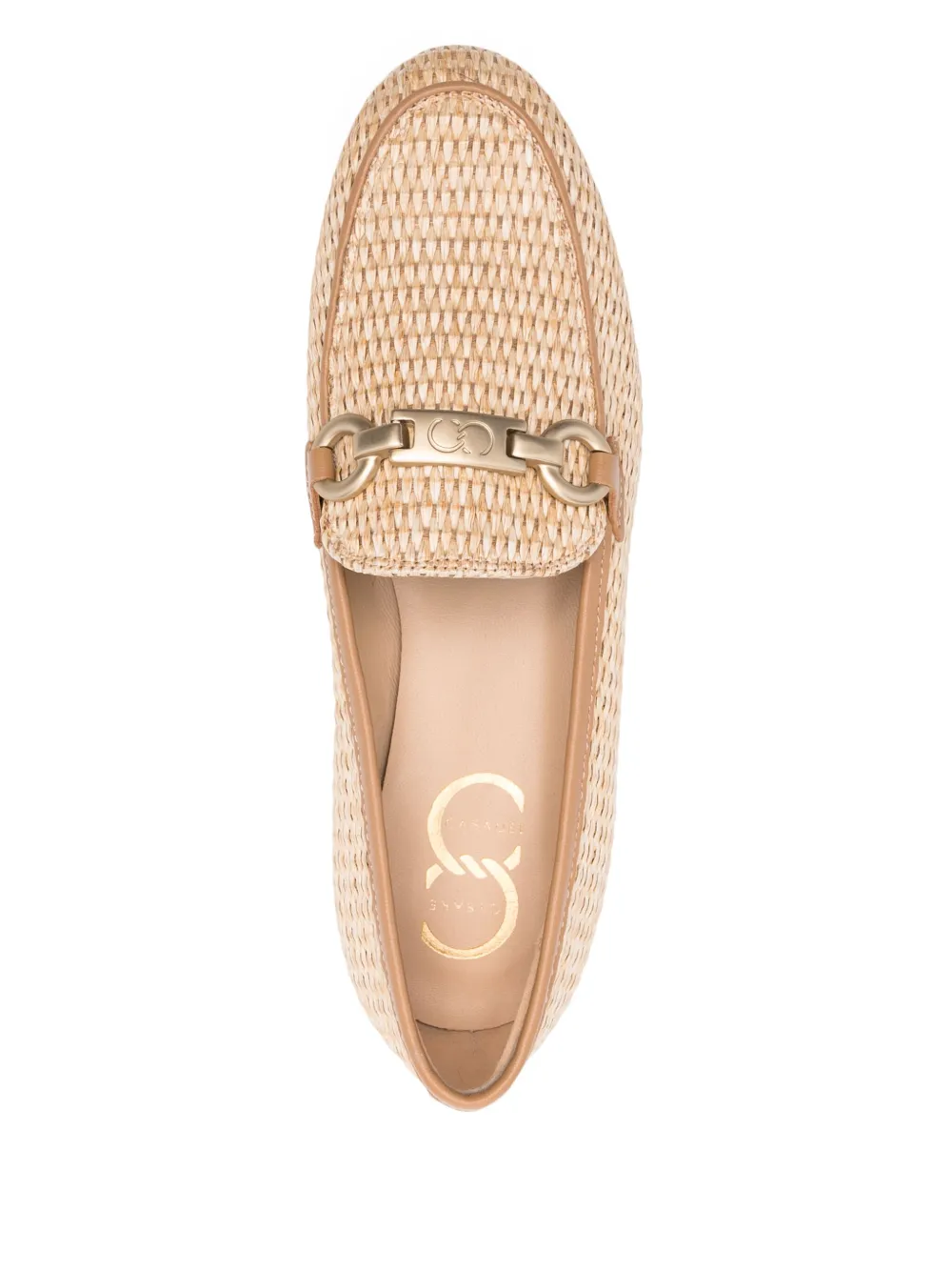 Casadei horsebit-detail loafers Neutrals