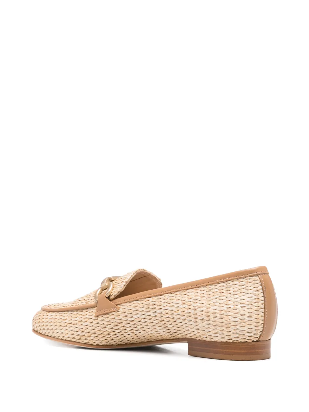 Casadei horsebit-detail loafers Neutrals
