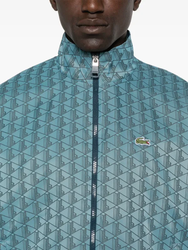 Lacoste Monogram Track Jacket | Blue | FARFETCH