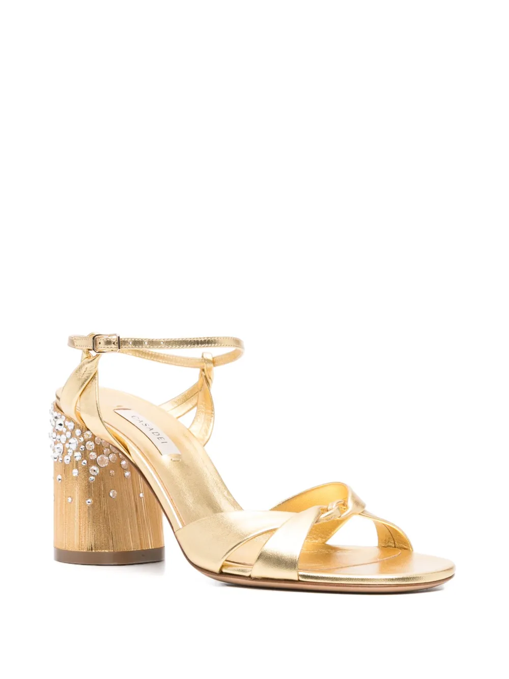 Casadei Octavia sandalen verfraaid met kristallen - Goud