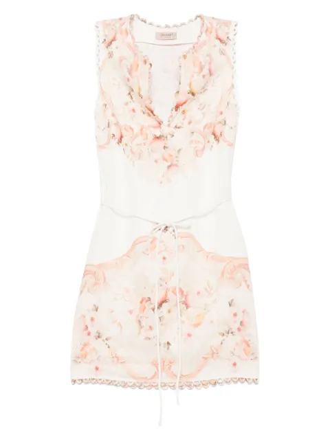 TWINSET floral-printed mini dress