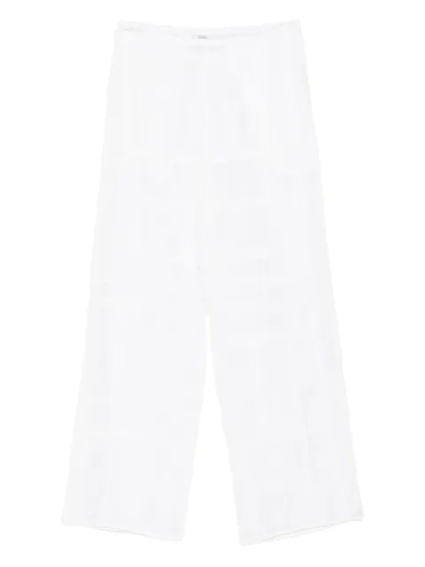 TOTEME monogram crochet trousers