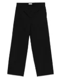 TOTEME twisted-seam trousers - Black