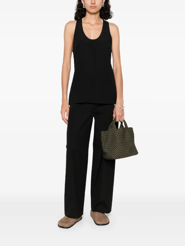 TOTEME twisted-seam Trousers | Black | FARFETCH