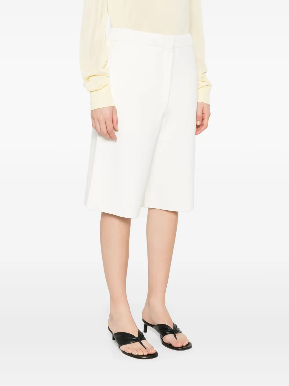 Shop Totême Fine-knit Shorts