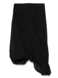 TOTEME Cocoon skirt - BLACK 001