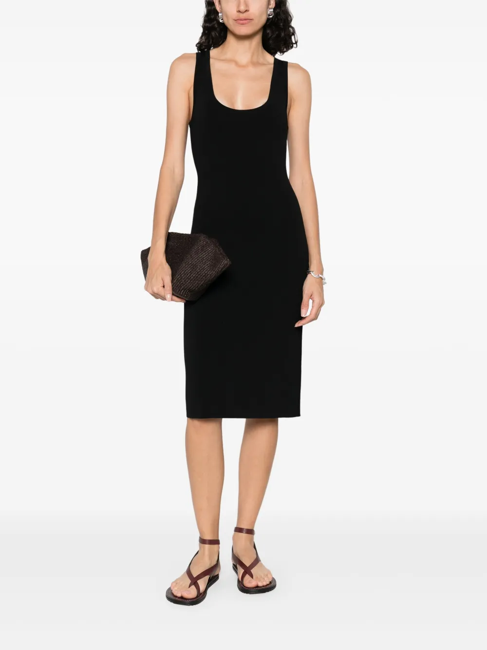 TOTEME Midi-jurk - Zwart