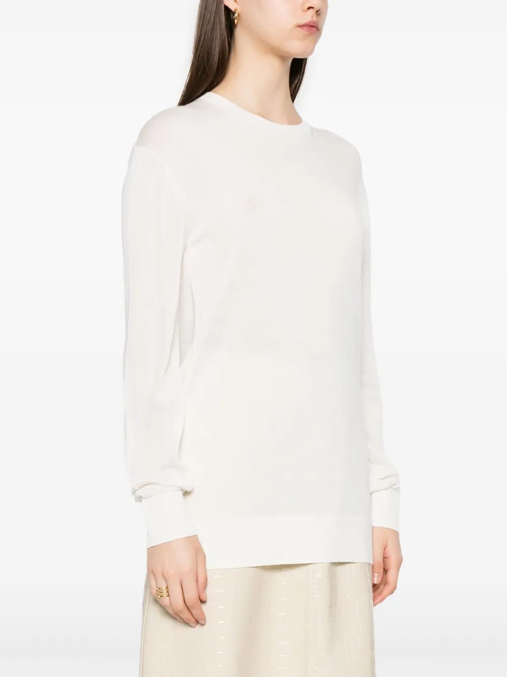 TOTEME T-shirt met lange mouwen Wit