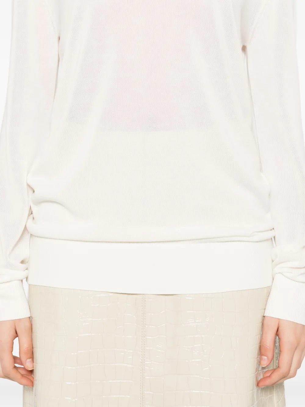 TOTEME T-shirt met lange mouwen Wit