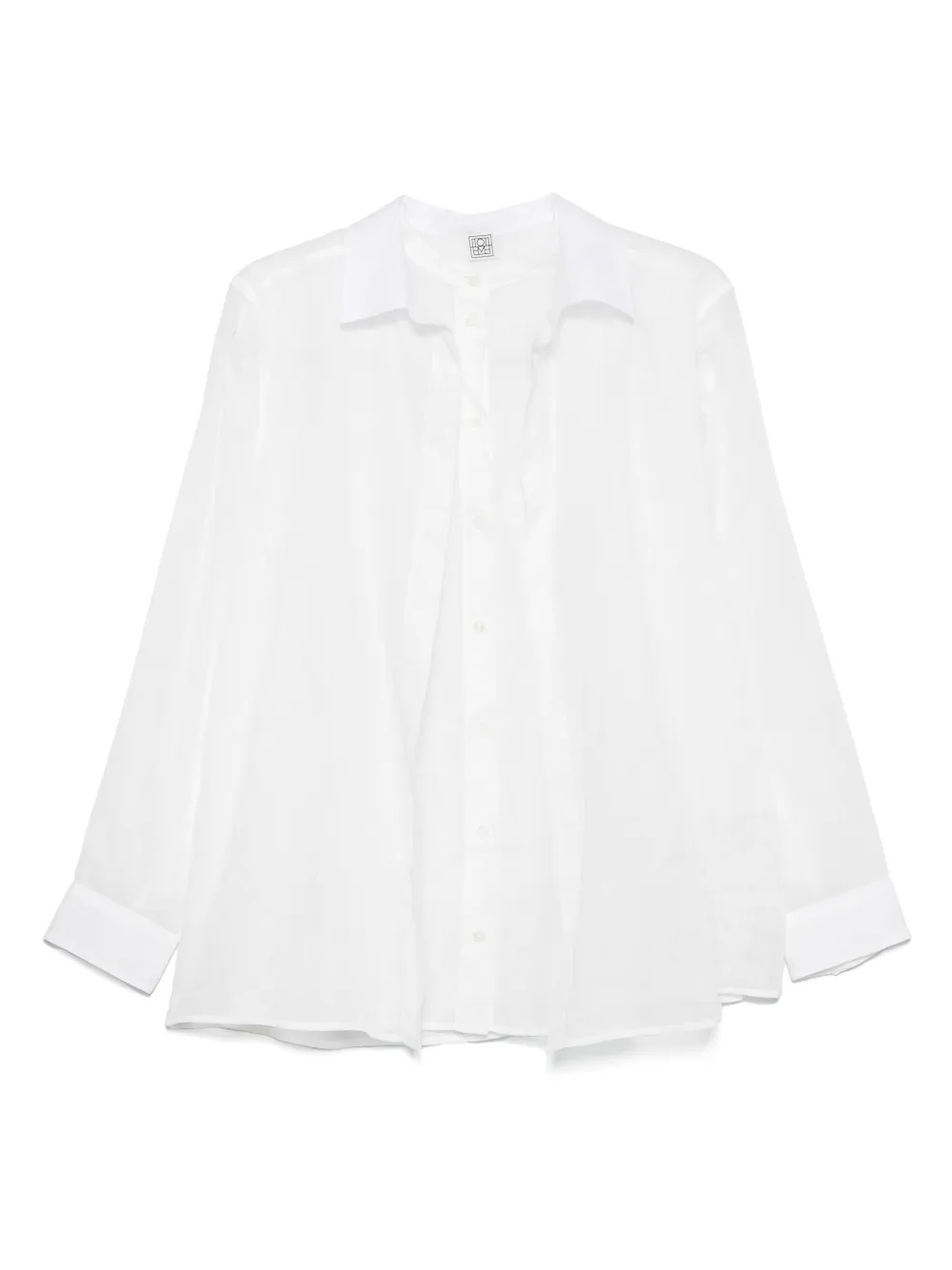 TOTEME blouse met dubbele kraag Wit
