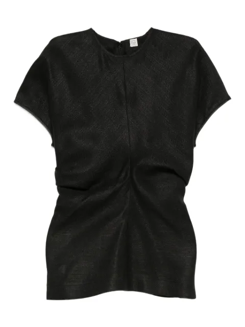 TOTEME ruched-waist top