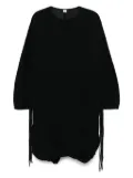 TOTEME drawstring-waist dress - Black