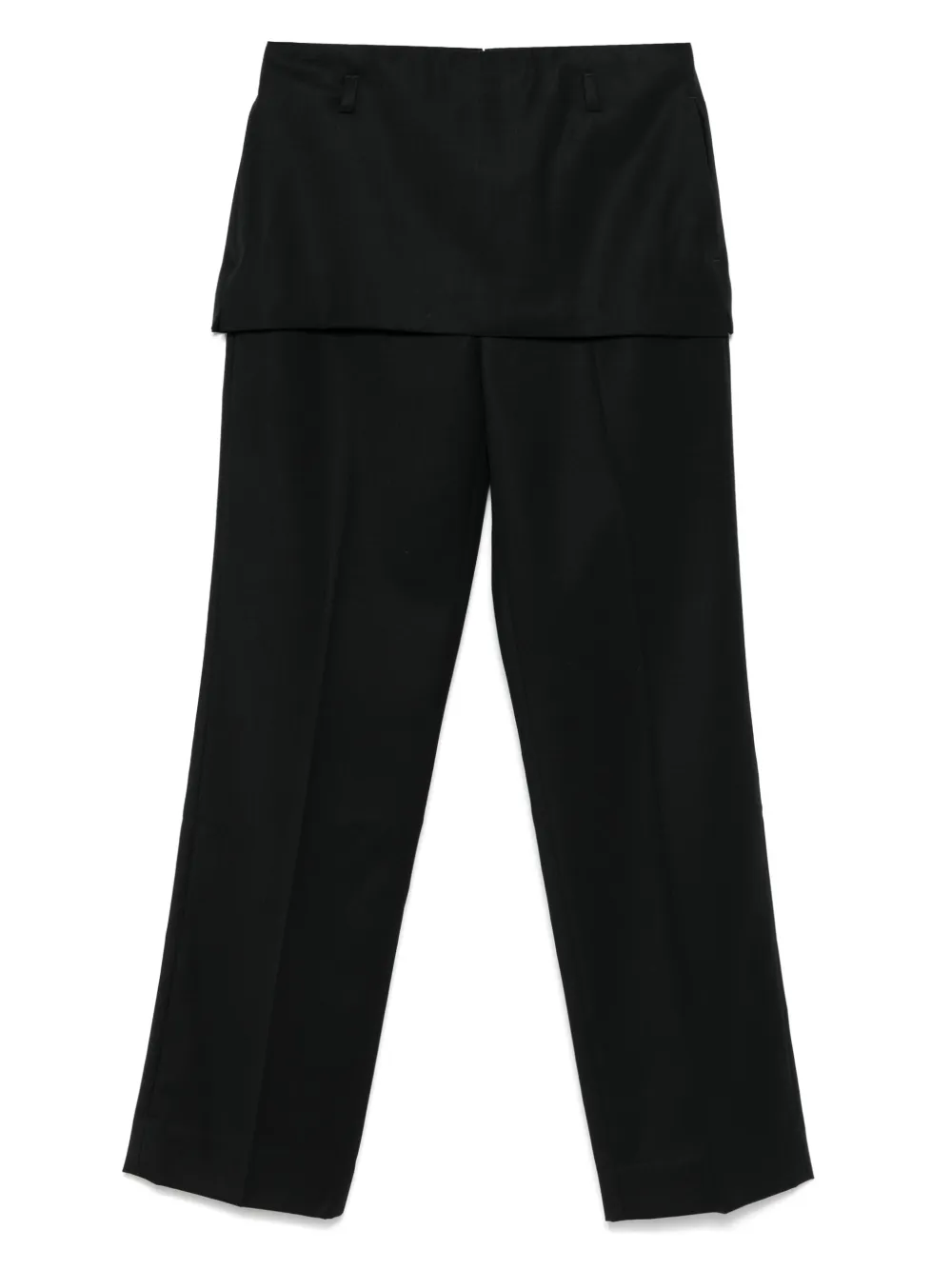 TOTEME pantalones con falda a capas | negro | Image 1