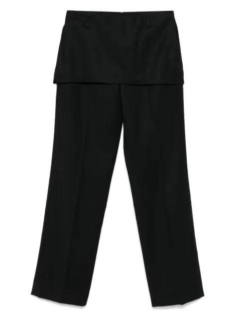 TOTEME layered skirt trousers