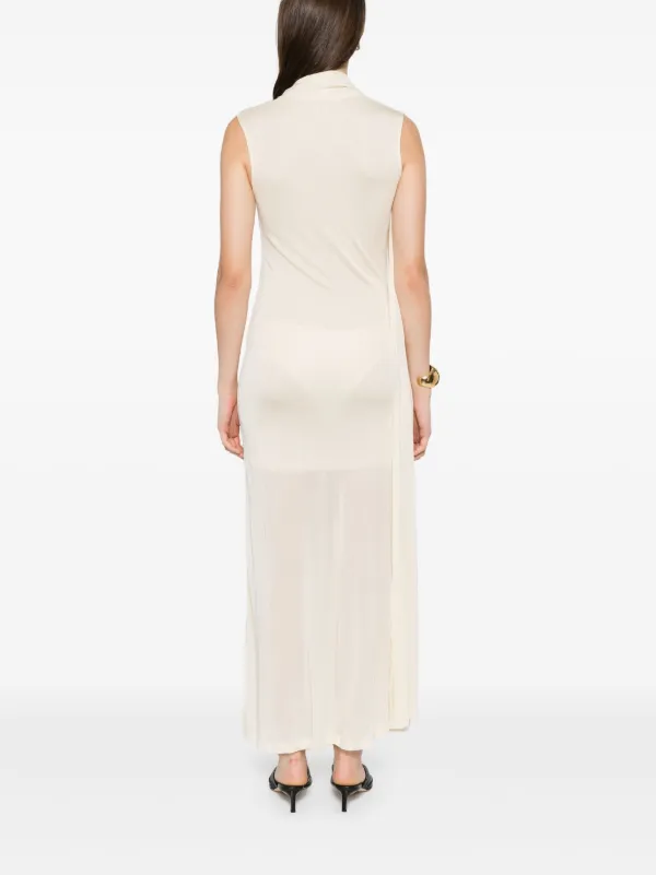 ワンピース Toteme Dress with overlay scarf Toteme Overlapped Scarf Dress | Neiman Marcus