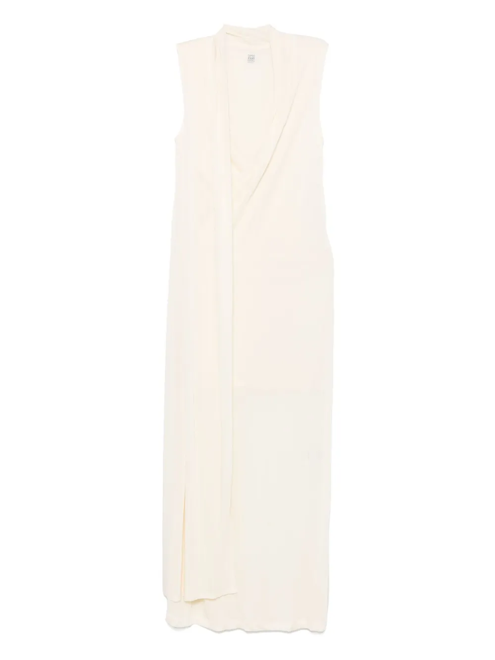 TOTEME Jurk met sjaal Beige
