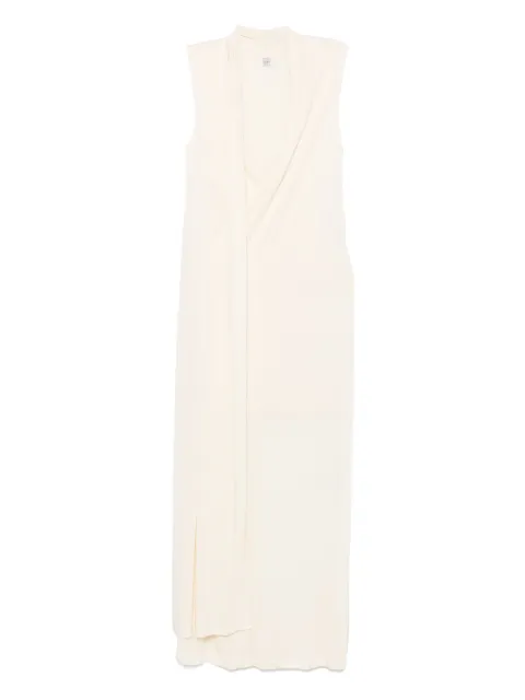 TOTEME vestido de mascada superpuesto