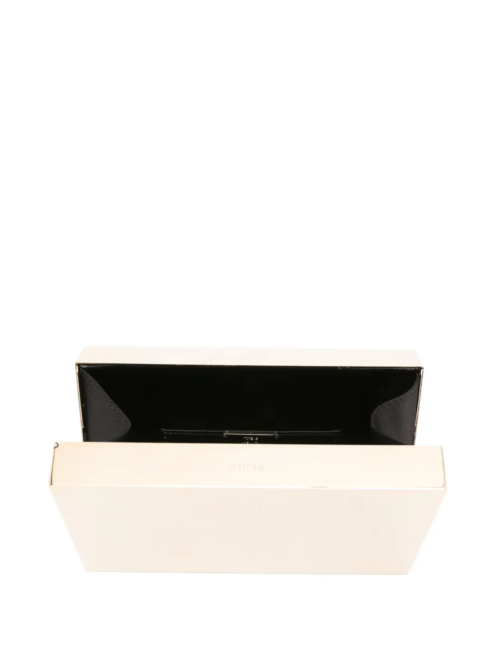 TOTEME Rechthoekige metalen clutch Goud