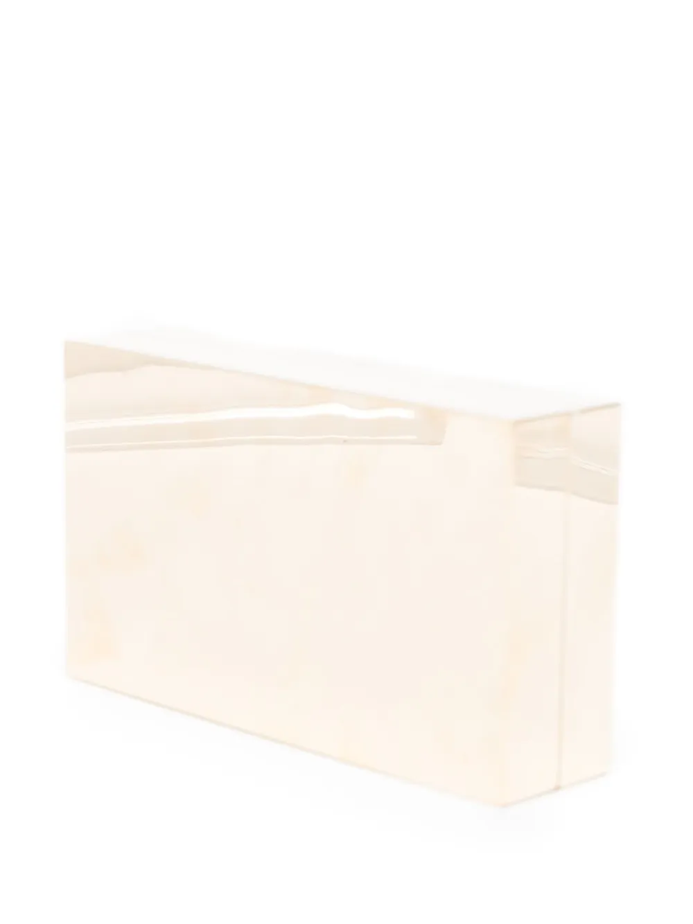 TOTEME rectangular metal clutch - Goud