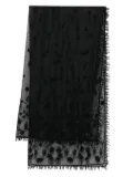 TOTEME tulle shawl - Black