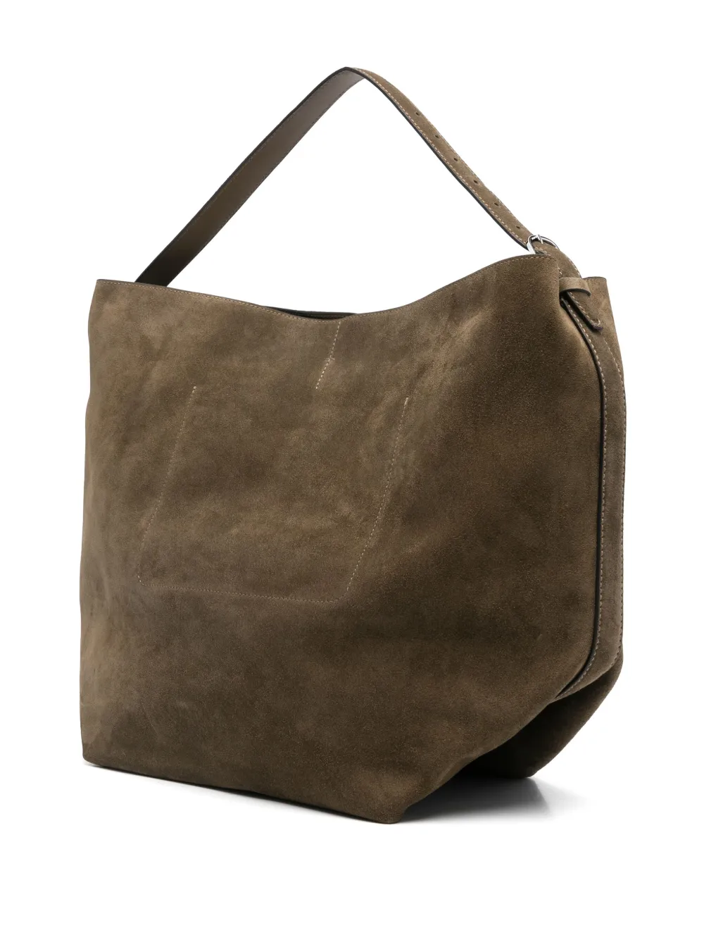 TOTEME Suède schoudertas - Groen
