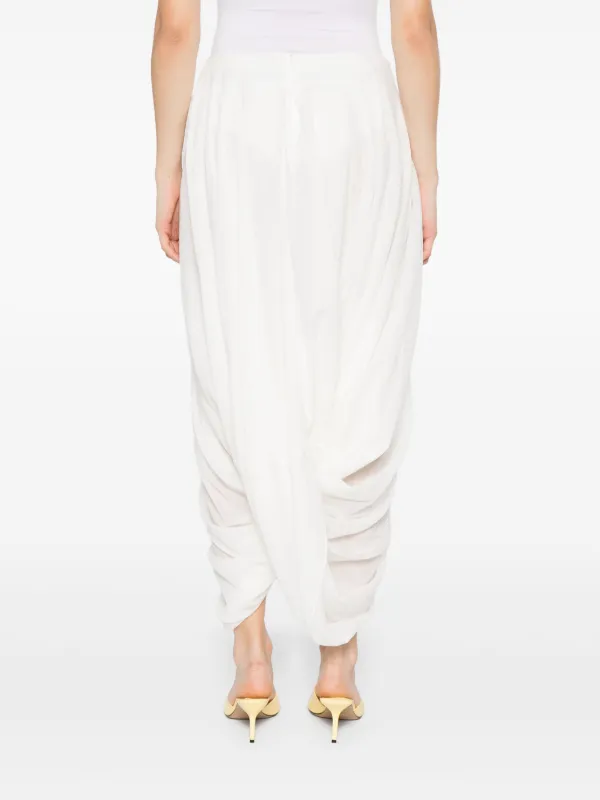 TOTEME Cocoon Skirt | White | FARFETCH