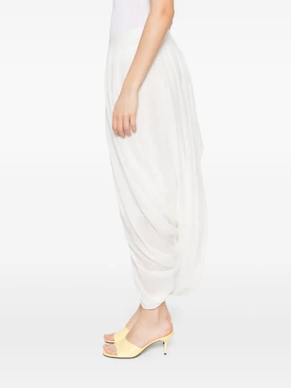 スカート Toteme Cocoon draped lyocell blend skirt Toteme Draped Cocoon Maxi Skirt - Bergdorf Goodman
