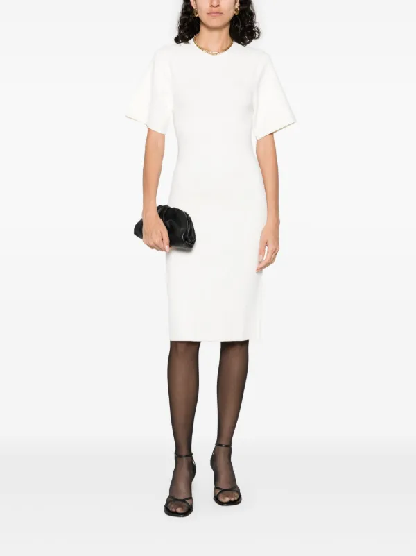 knee length dresses for ladies Perfectly Stylish Sleeveless Ribbed Knit Midi Dress main image 0