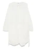 TOTEME drawstring-waist dress - White