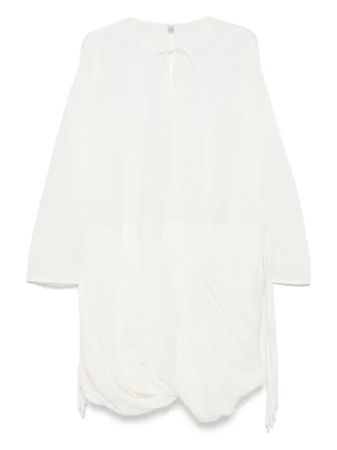 TOTEME drawstring-waist dress